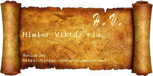 Himler Viktória névjegykártya